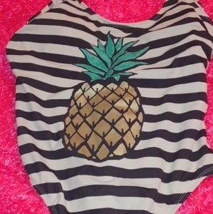 gold pineapple swimsuit
